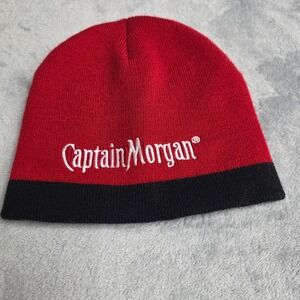 Captain Morgan Red and Black Winter Hat‎ Beanie-OS